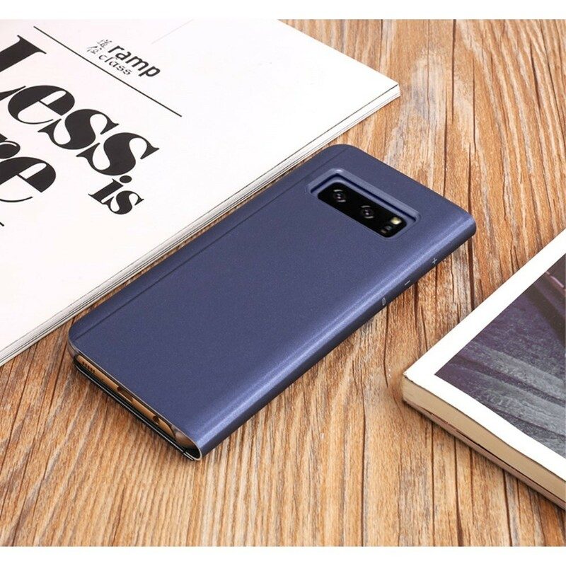 Skal För Samsung Galaxy Note 8 Spegel Och Lädereffekt