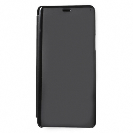 Skal För Samsung Galaxy Note 9 Spegel Och Lädereffekt