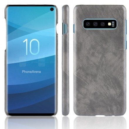 Skal För Samsung Galaxy S10 Litchi-lädereffekt