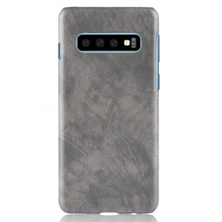 Skal För Samsung Galaxy S10 Litchi-lädereffekt