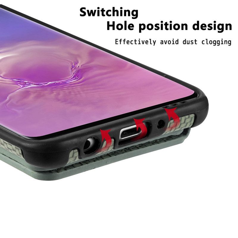 Skal För Samsung Galaxy S10 Plus Stöd För Rfid-korthållare