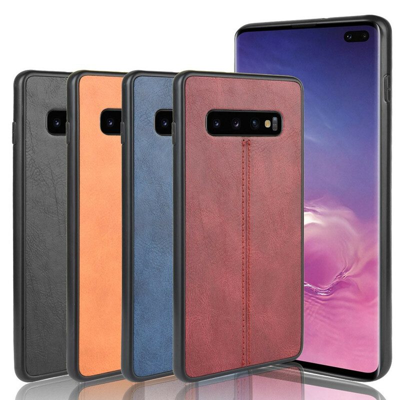 Skal För Samsung Galaxy S10 Sömlädereffekt