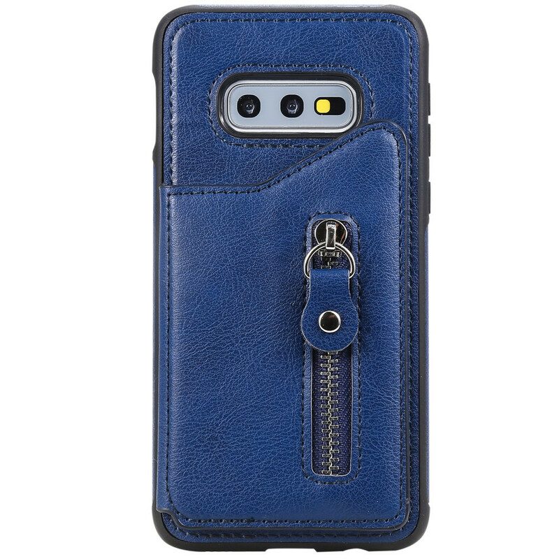 Skal För Samsung Galaxy S10e Plånboksfodral Hands Free Support Wallet