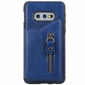 Skal För Samsung Galaxy S10e Plånboksfodral Hands Free Support Wallet