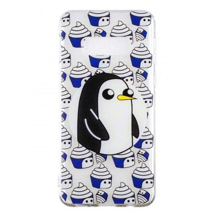 Skal För Samsung Galaxy S10e Transparenta Pingviner