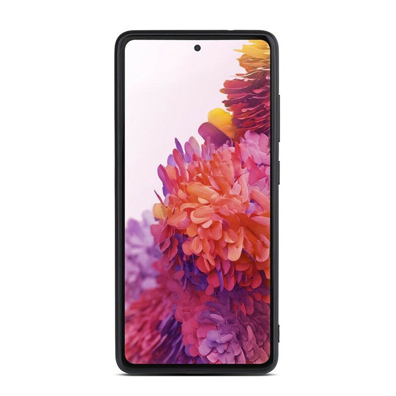 Skal För Samsung Galaxy S20 FE Äkta Litchi Läder