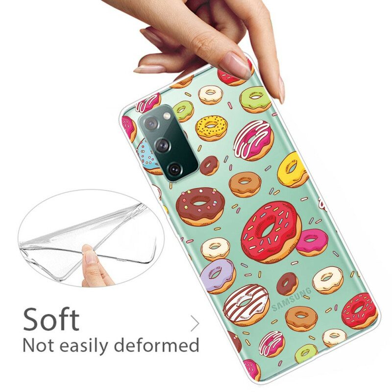 Skal För Samsung Galaxy S20 FE Älskar Donuts