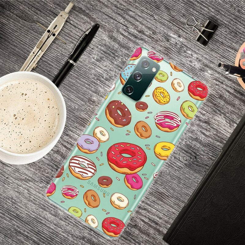 Skal För Samsung Galaxy S20 FE Älskar Donuts