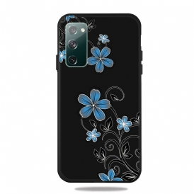 Skal För Samsung Galaxy S20 FE Blå Blommor