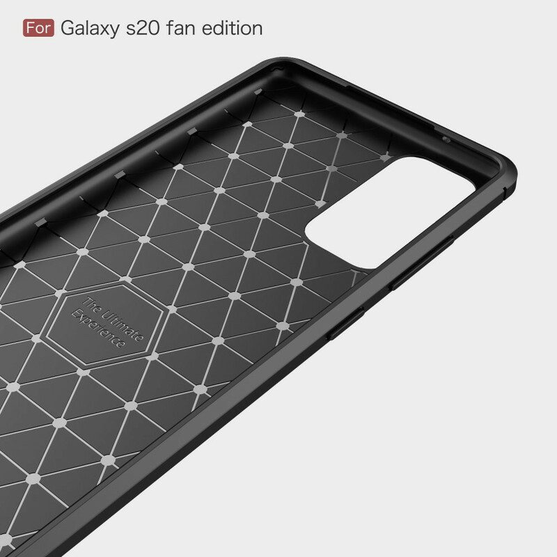 Skal För Samsung Galaxy S20 FE Borstad Kolfiber