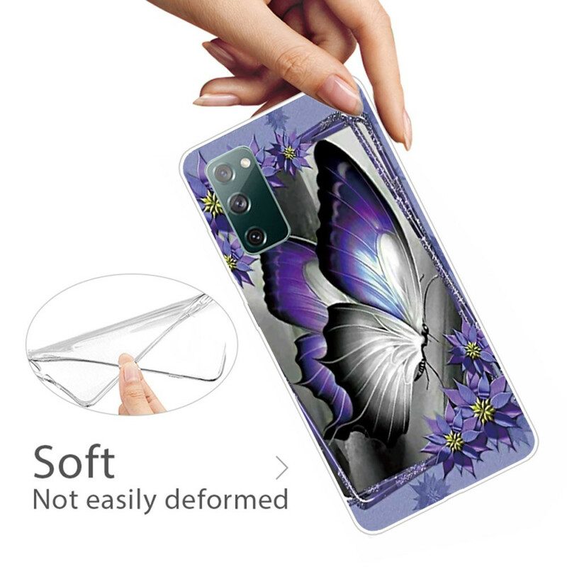 Skal För Samsung Galaxy S20 FE Fjärilar Fjärilar