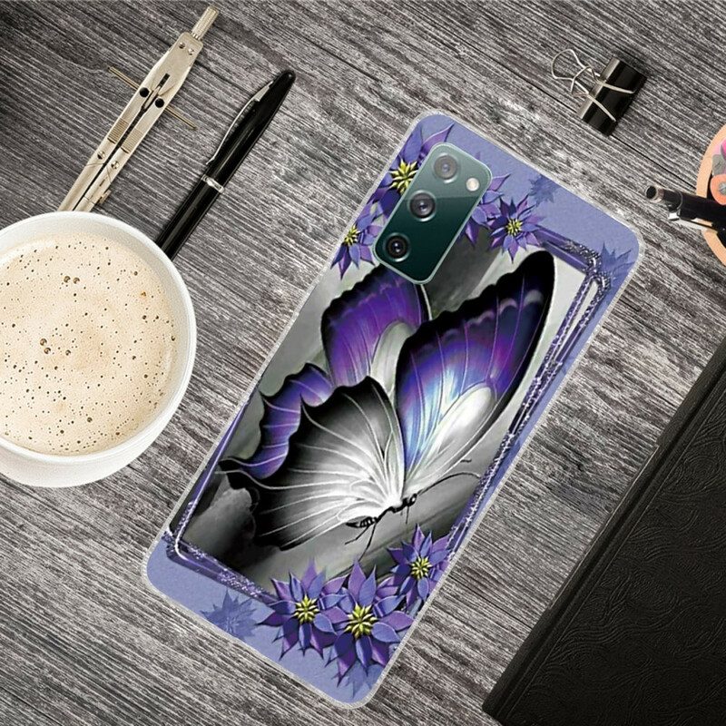 Skal För Samsung Galaxy S20 FE Fjärilar Fjärilar
