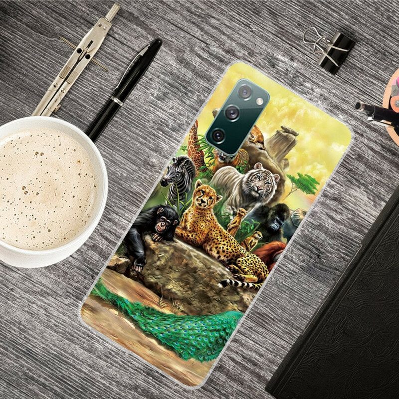 Skal För Samsung Galaxy S20 FE Safaridjur