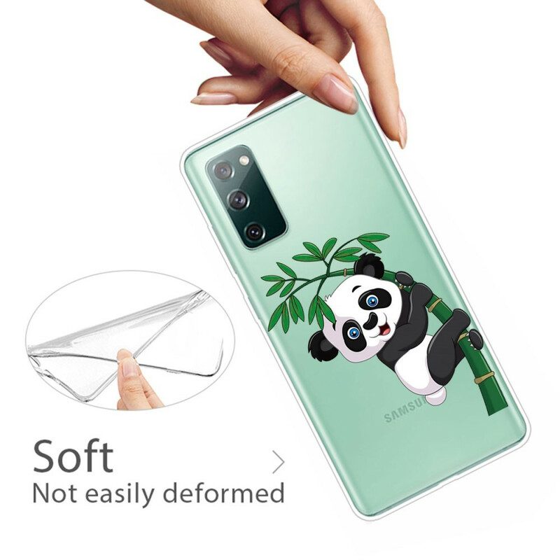 Skal För Samsung Galaxy S20 FE Sömlös Panda På Bambu