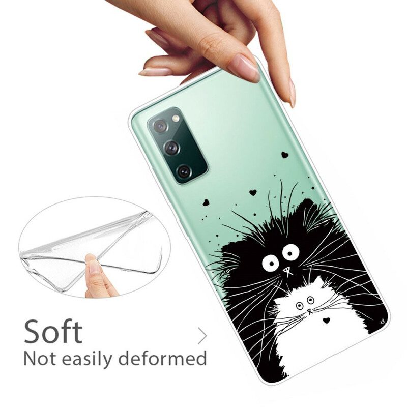 Skal För Samsung Galaxy S20 FE Titta På Katterna