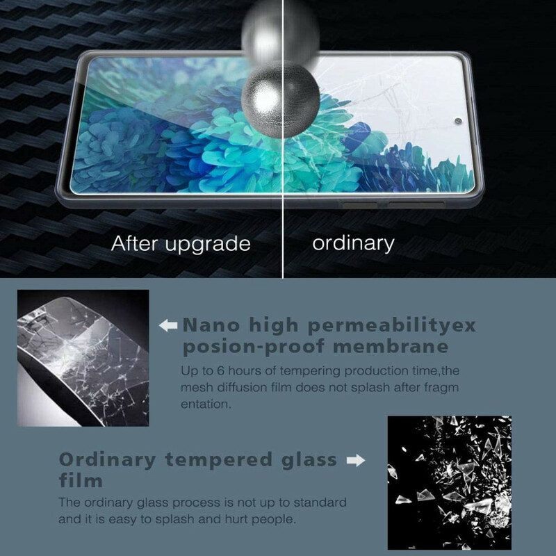 Skal För Samsung Galaxy S20 FE Transparenta Förstärkta Hörn