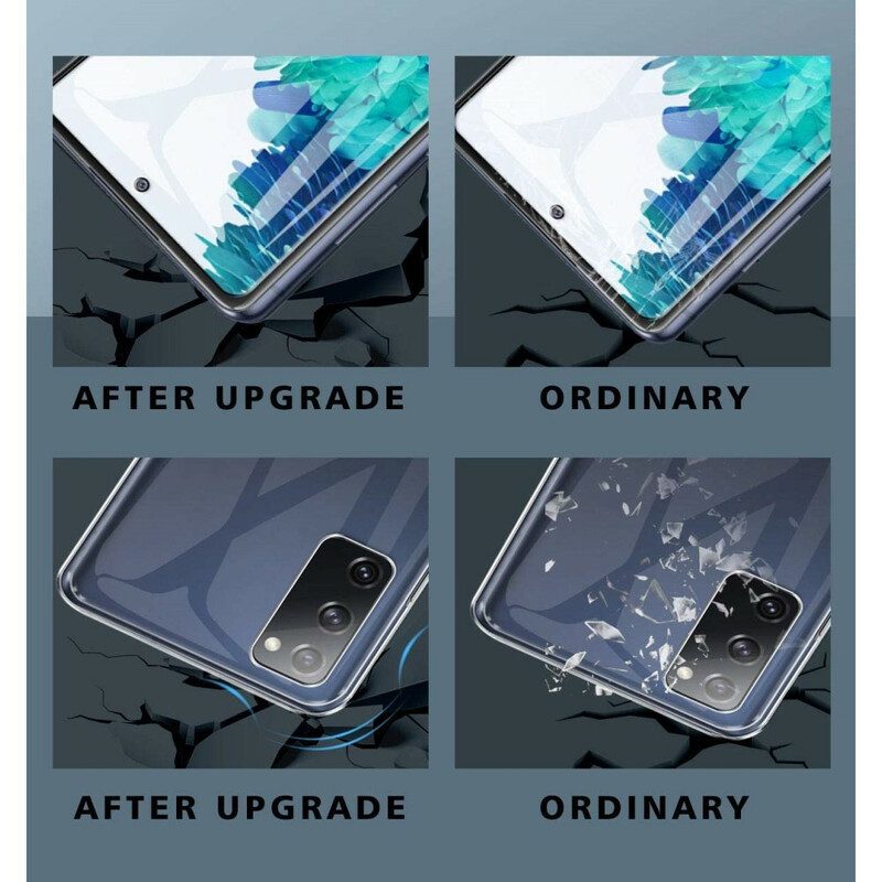 Skal För Samsung Galaxy S20 FE Transparenta Förstärkta Hörn