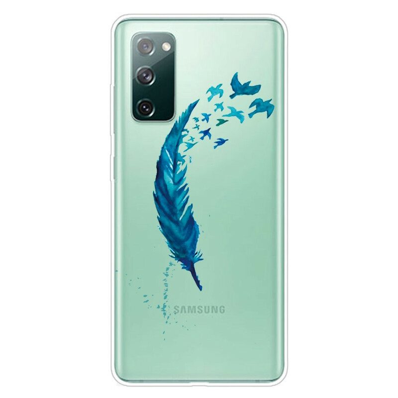 Skal För Samsung Galaxy S20 FE Vacker Fjäder