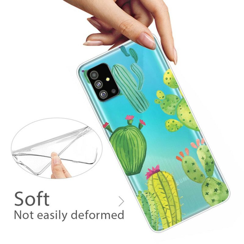 Skal För Samsung Galaxy S20 Kaktus Akvarell
