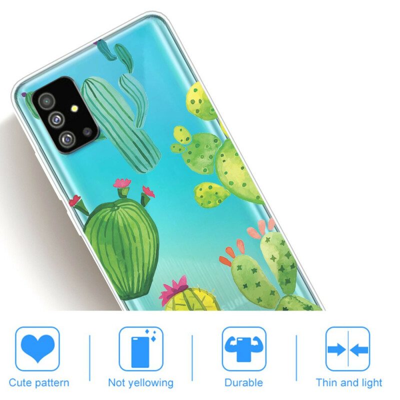 Skal För Samsung Galaxy S20 Kaktus Akvarell
