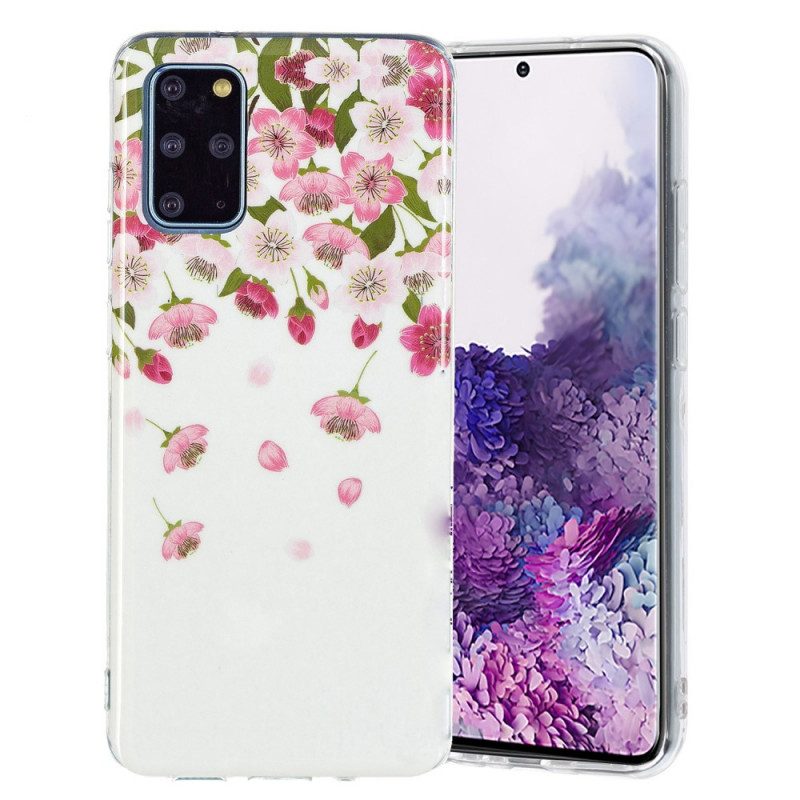 Skal För Samsung Galaxy S20 Plus 4G / 5G Fluorescerande Blommor