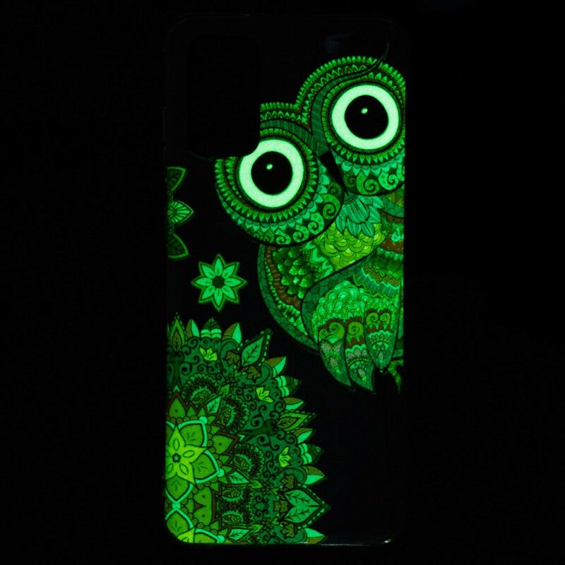 Skal För Samsung Galaxy S20 Plus 4G / 5G Fluorescerande Uggla Mandala