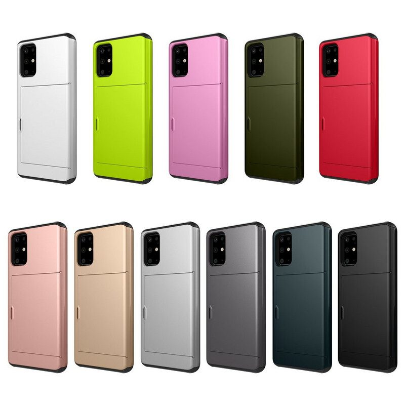 Skal För Samsung Galaxy S20 Plus 4G / 5G Styv Flashig Korthållare