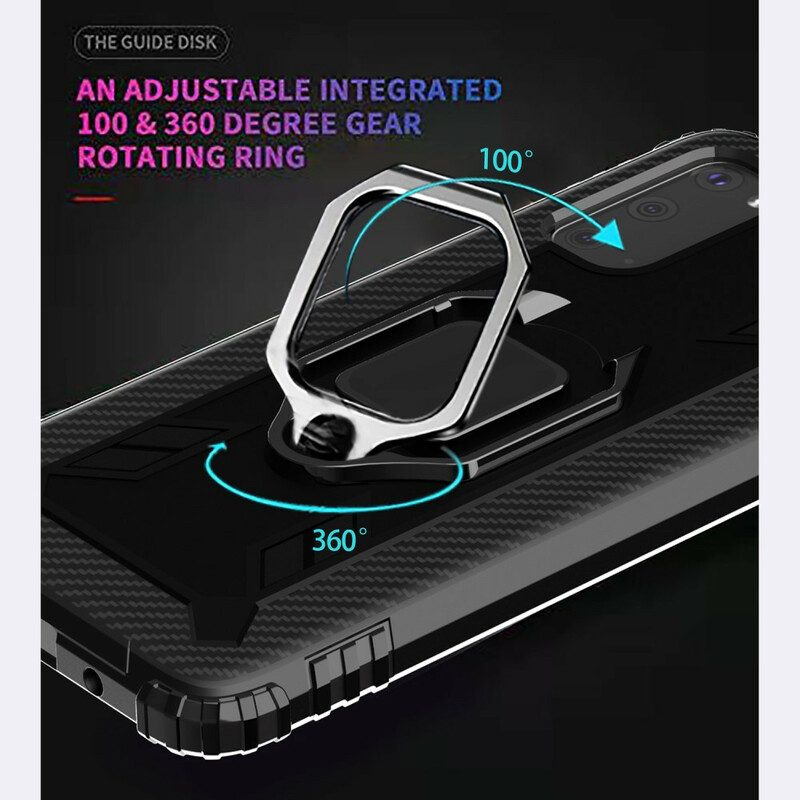 Skal För Samsung Galaxy S20 Ultra Ring Och Kolfiber