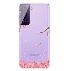 Skal För Samsung Galaxy S21 5G Blommande Grenar