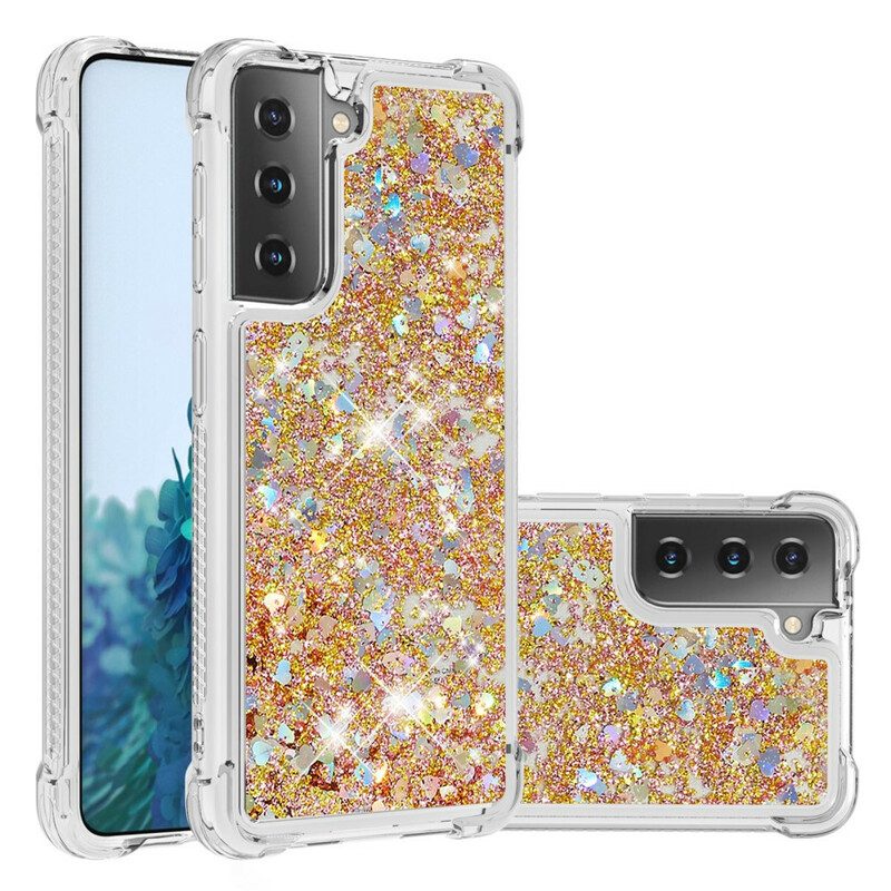 Skal För Samsung Galaxy S21 5G Desire Glitter