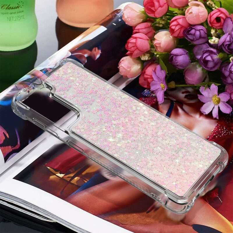 Skal För Samsung Galaxy S21 5G Desire Glitter