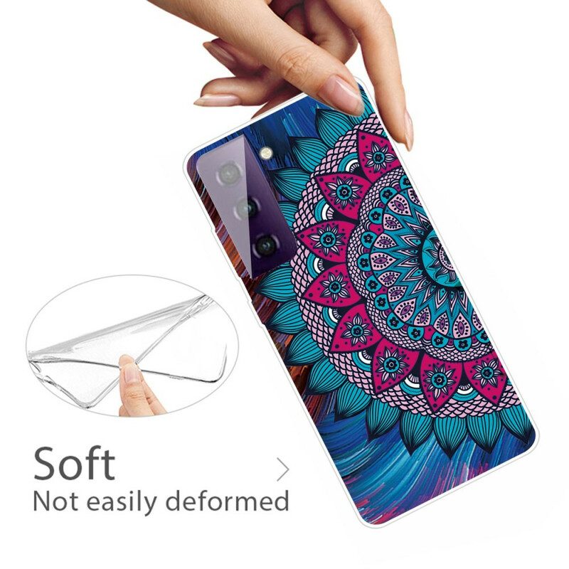 Skal För Samsung Galaxy S21 5G Färgglad Mandala