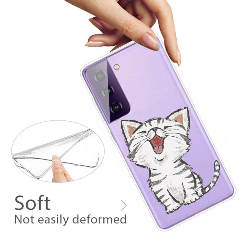 Skal För Samsung Galaxy S21 5G Härlig Katt