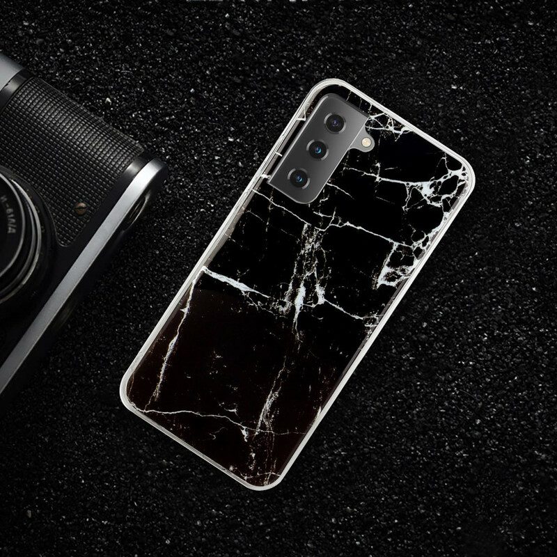 Skal För Samsung Galaxy S21 5G Marmordesign