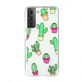Skal För Samsung Galaxy S21 5G Minikaktusar