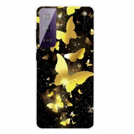 Skal För Samsung Galaxy S21 5G Vackra Fjärilar