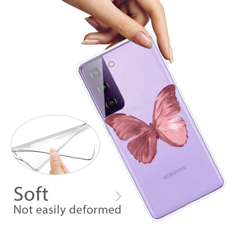 Skal För Samsung Galaxy S21 5G Vilda Fjärilar