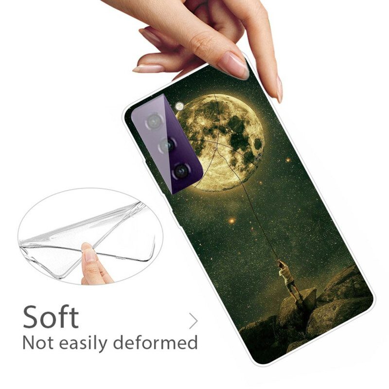 Skal För Samsung Galaxy S21 FE Flexibel Månmänniska