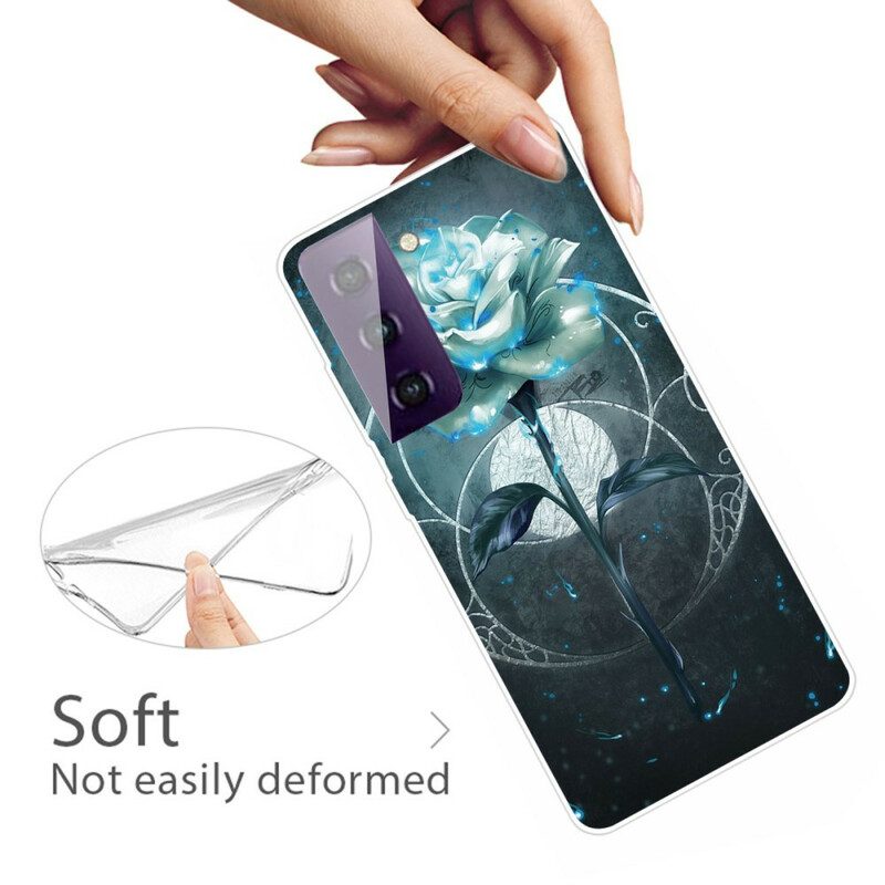 Skal För Samsung Galaxy S21 FE Flexibel Rosa Grön