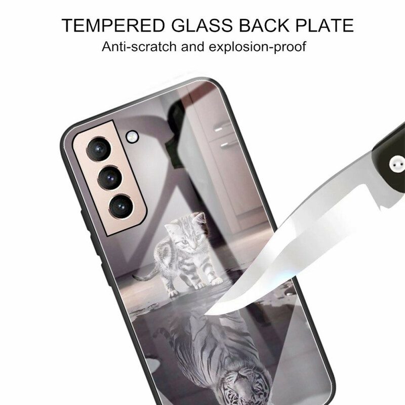 Skal För Samsung Galaxy S21 FE Härdat Glas Ernest The Tiger