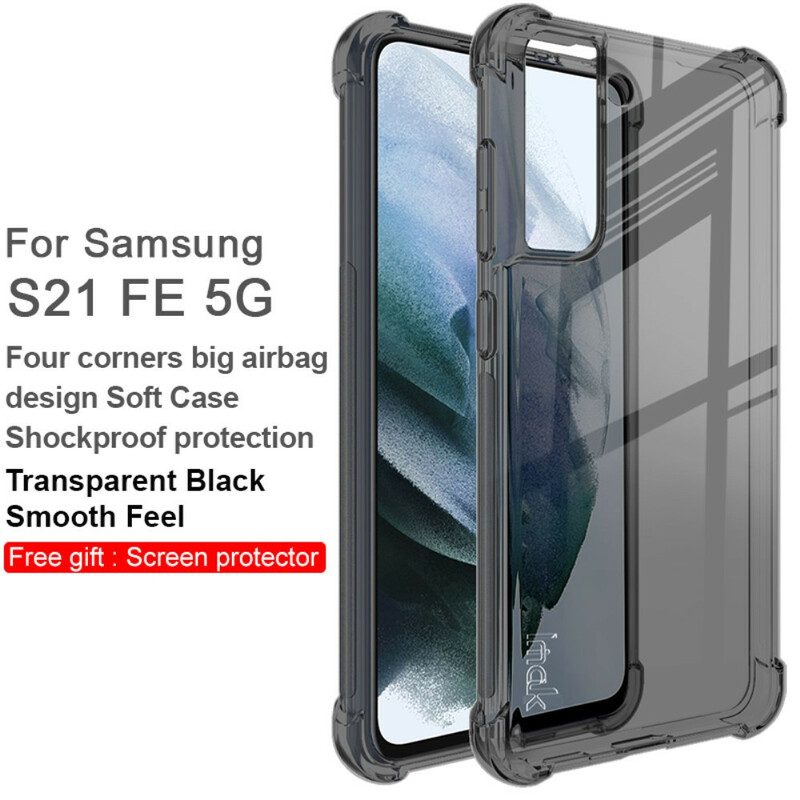 Skal För Samsung Galaxy S21 FE Imak Silkeslen Transparent