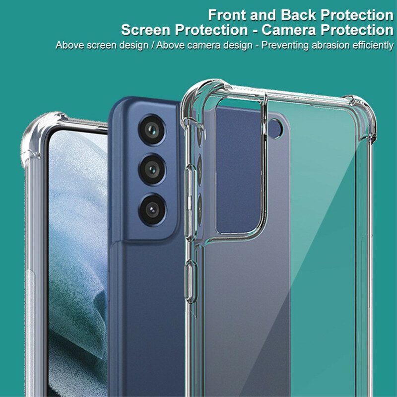 Skal För Samsung Galaxy S21 FE Imak Silkeslen Transparent