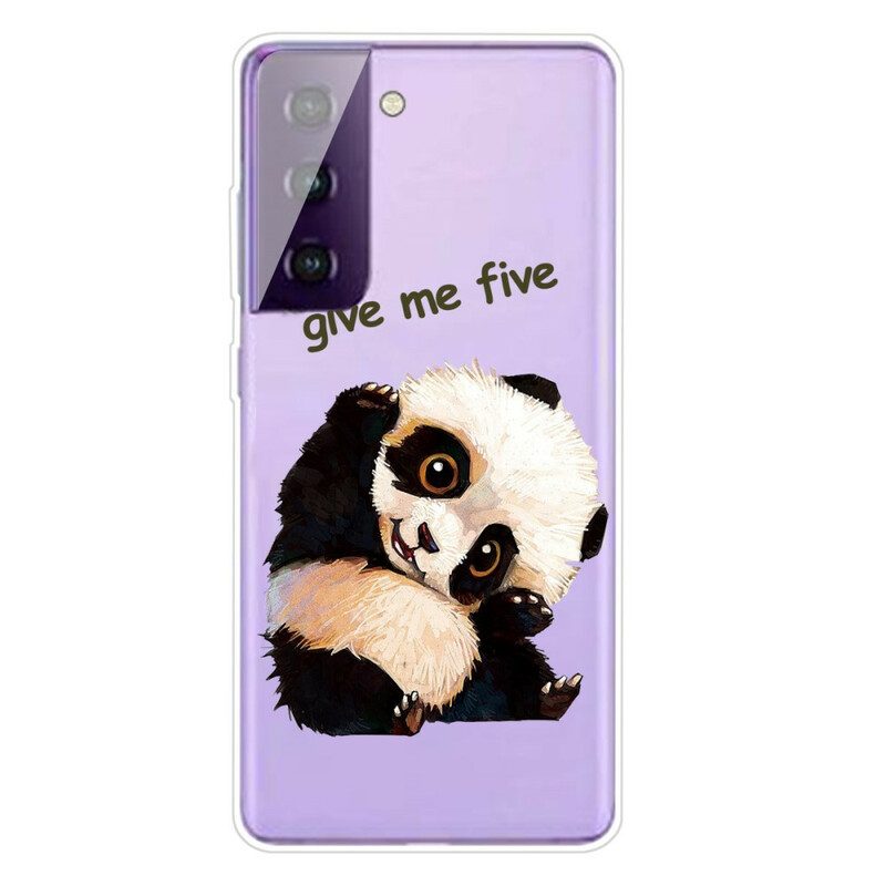 Skal För Samsung Galaxy S21 FE Panda Ge Mig Fem
