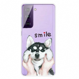 Skal För Samsung Galaxy S21 FE Smile Dog