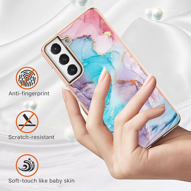 Skal För Samsung Galaxy S21 FE Sofistikerad Marmor