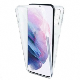 Skal För Samsung Galaxy S21 FE Transparent Framsida Baksida
