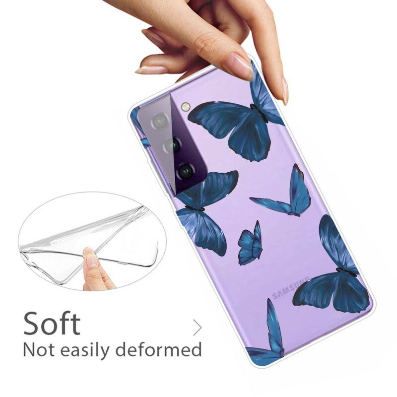Skal För Samsung Galaxy S21 FE Vilda Fjärilar