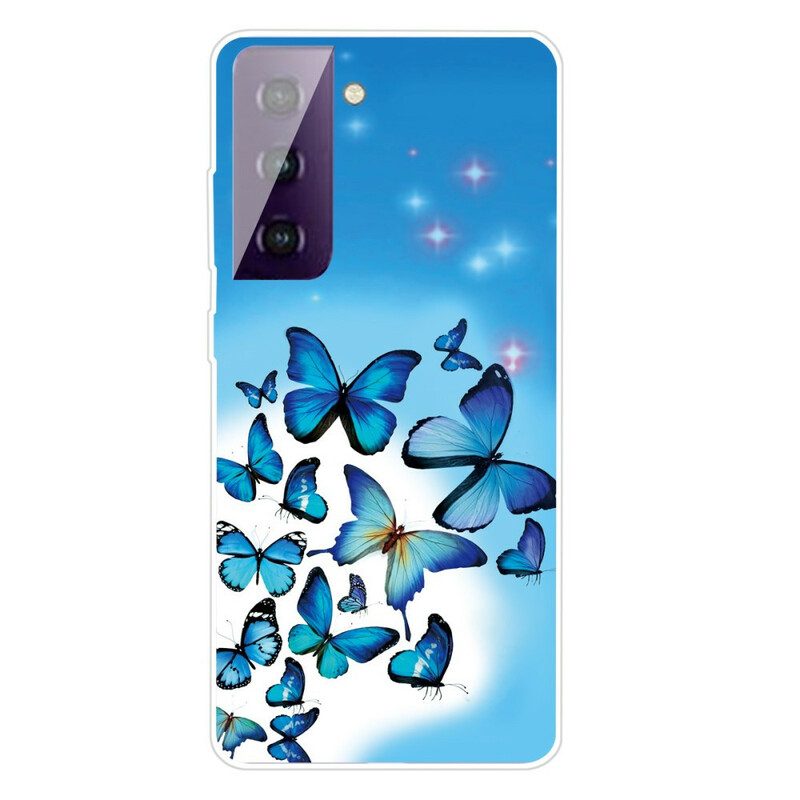 Skal För Samsung Galaxy S21 Plus 5G Fjärilar Fjärilar