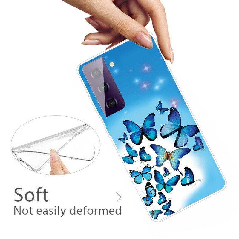Skal För Samsung Galaxy S21 Plus 5G Fjärilar Fjärilar