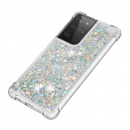 Skal För Samsung Galaxy S21 Ultra 5G Desire Glitter